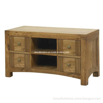Reclaimed Oak TV and Media Cabinet